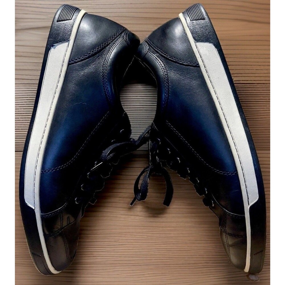 Cole Haan GrandSport Men 11 M Black Leather Low Top Sneaker Shoes C31365 Oxford